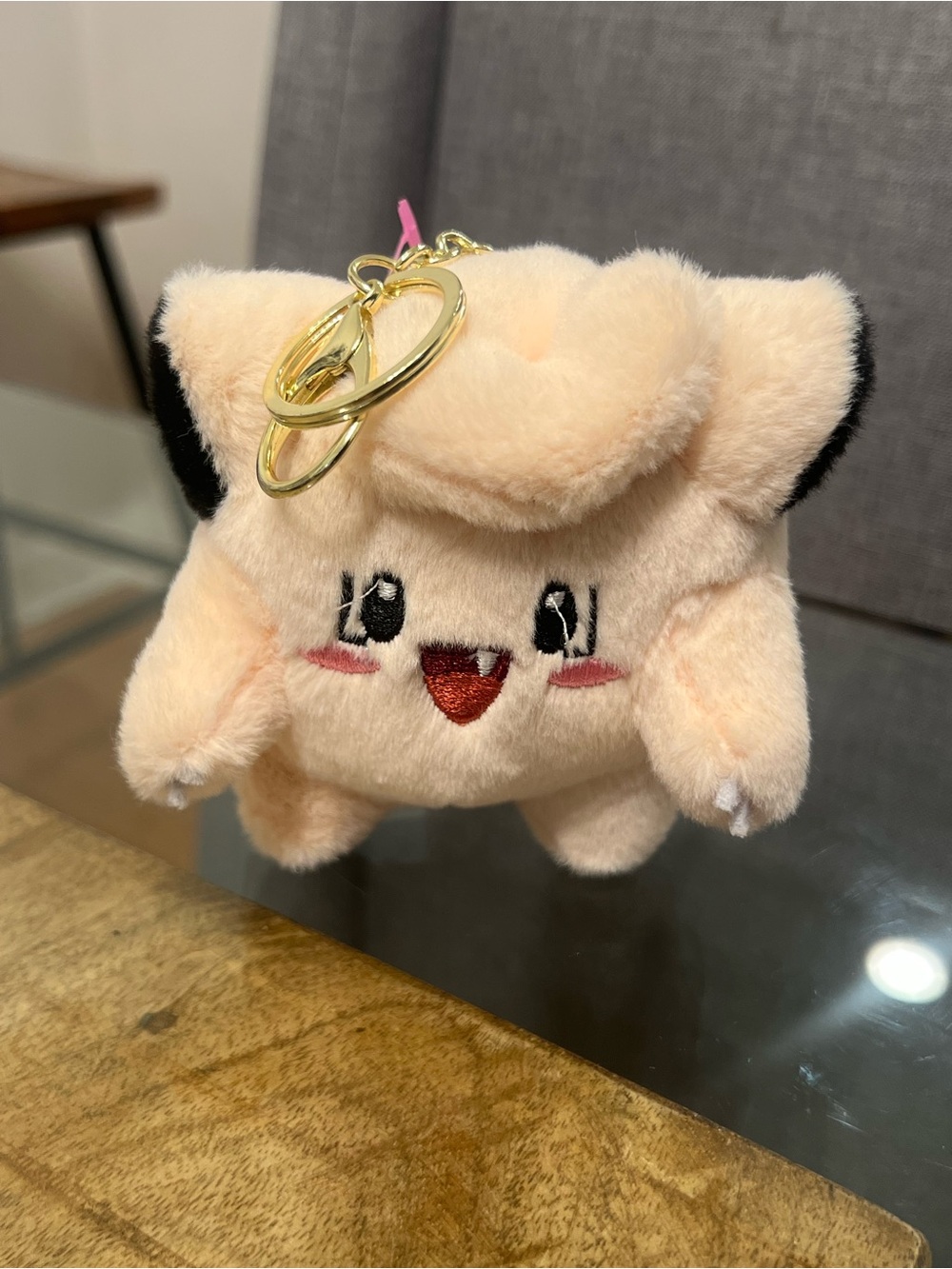 NINTENDO POKEMON: CLEFAIRY PLUSH keychain